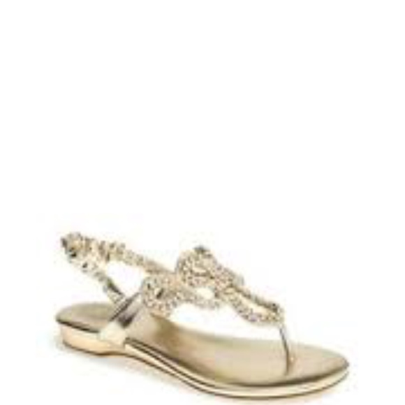 COPY - Stuart Weitzman Silver Rhinestone Sandal - Picture 1 of 5